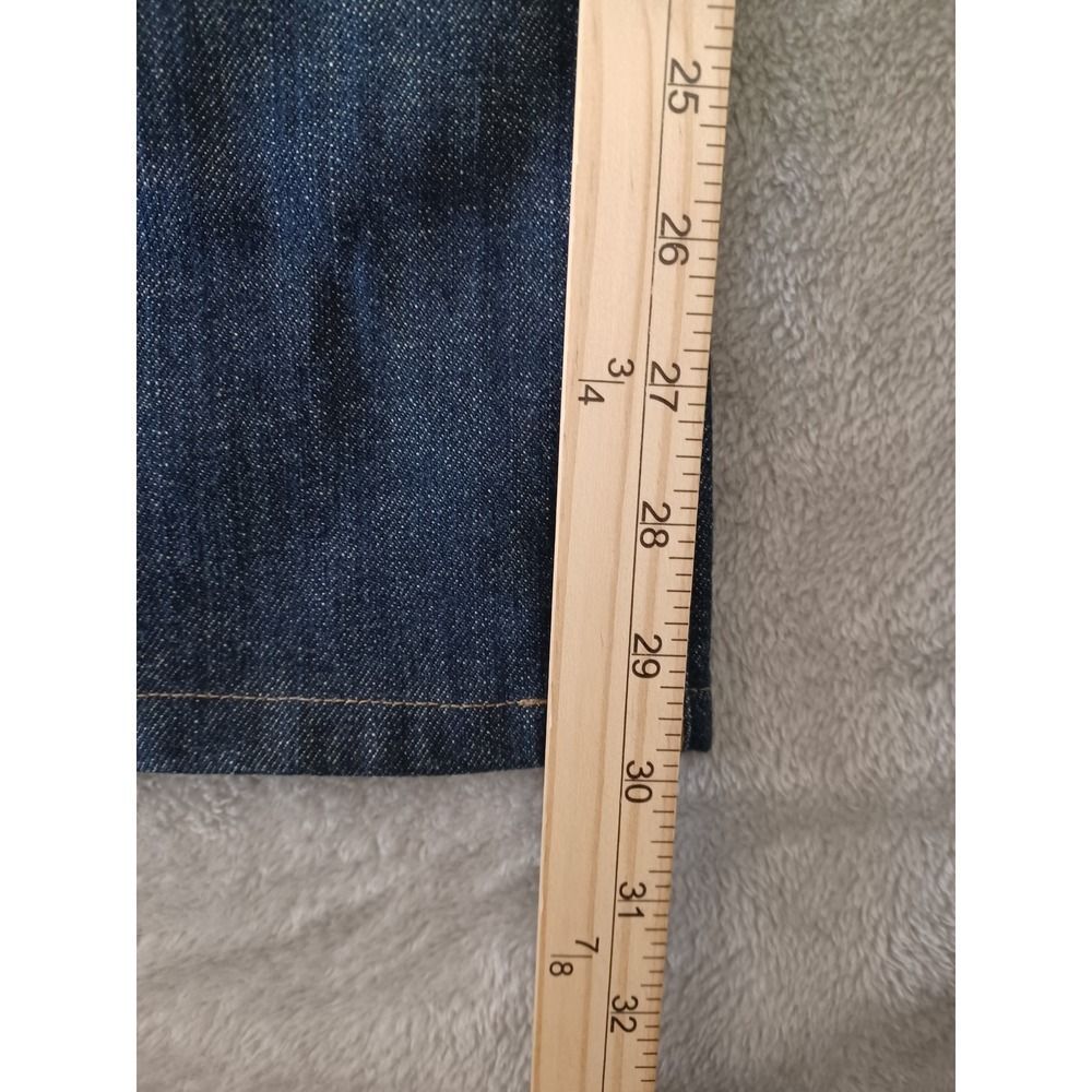 Low Rise Flare Bootcut Jeans Dark Wash Vtg Y2K Sz 30 Club AG Adriano Goldschmied - Picture 9 of 13